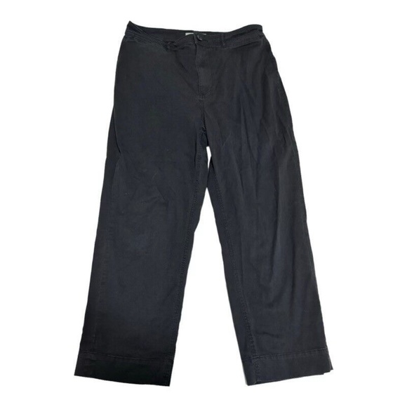 Everlane The Curvy Way High Jean Straight Leg Black Size 12 Organic Cotton - Picture 1 of 9